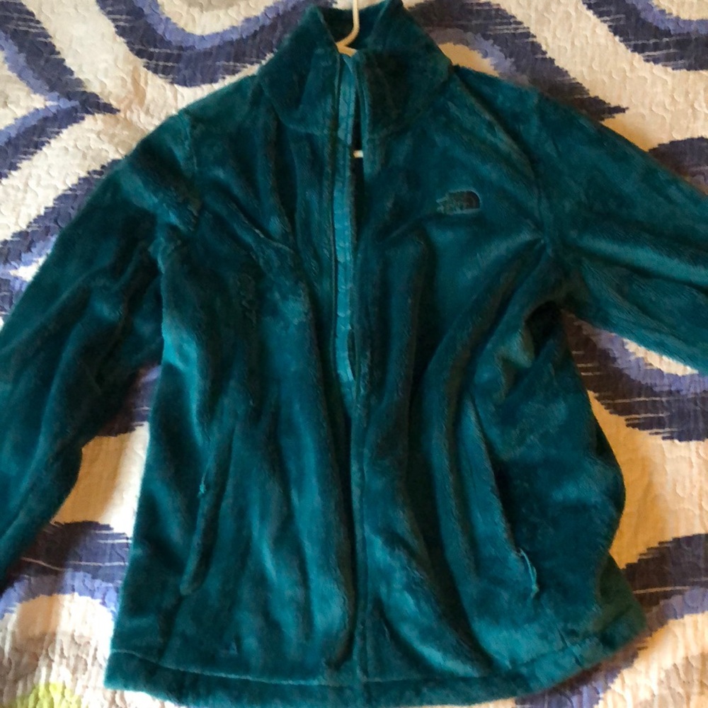 Teal North Face Fleece